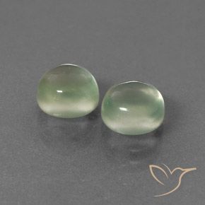 4.34 ct natürliche gelb-grün Prehnit-Edelsteine, Runden, Transparent