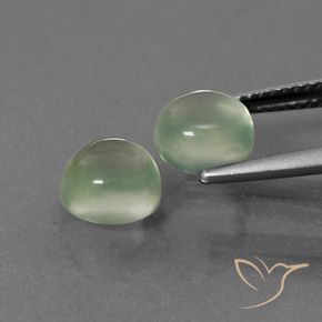 4.34 ct natürliche gelb-grün Prehnit-Edelsteine, Runden, Transparent