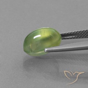 9,17 ctw natürlicher limettengrün Prehnit, Oval, Transparent