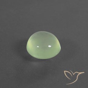 9,17 ctw natürlicher hellgrün Prehnit, Oval, Transparent