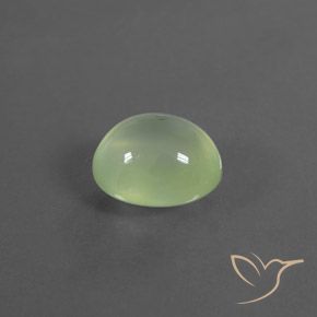 9,17 ctw natürlicher gelb-grün Prehnit, Oval, Transparent