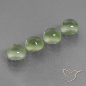 4.88 ct natürliche gelb-grün Prehnit-Edelsteine, Runden, Transparent