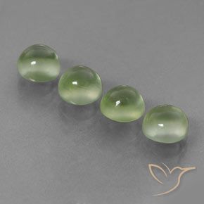 4.88 ct natürliche gelb-grün Prehnit-Edelsteine, Runden, Transparent