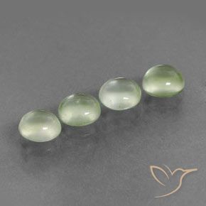 2.98 ct natürliche Sehr helles Grün Prehnit-Edelsteine, Runden, Transparent