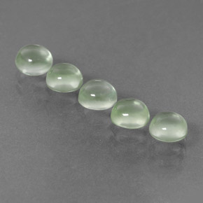 ct natürliche grüner Prehnit-Edelsteine, Rundschliff, Transparent