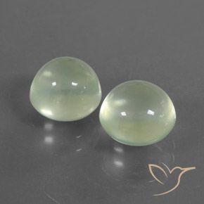 5.30 ct natürliche Sehr helles Grün Prehnit-Edelsteine, Runden, Transparent