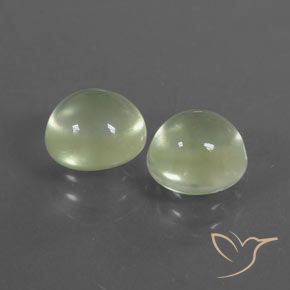 4.09 ct natürliche gelblich-grün Prehnit-Edelsteine, Runden, Transparent