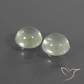 3.23 ct natürliche Sehr helles Grün Prehnit-Edelsteine, Runden, Transparent