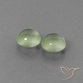 3.24 ct natürliche gelb-grün Prehnit-Edelsteine, Runden, Transparent