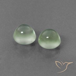 3.09 ct natürliche gelblich-grün Prehnit-Edelsteine, Runden, Transparent
