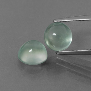  ct natürliche grüner Prehnit-Edelsteine, Rundschliff, Transparent