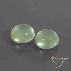 2.63 ct natürliche hellgelblich-grün Prehnit-Edelsteine, Runden, Transparent