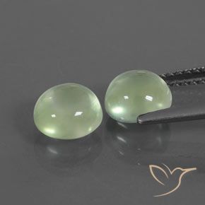 2.63 ct natürliche hellgelblich-grün Prehnit-Edelsteine, Runden, Transparent