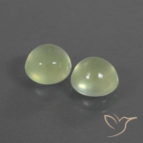 2.67 ct natürliche gelblich-grün Prehnit-Edelsteine, Runden, Transparent