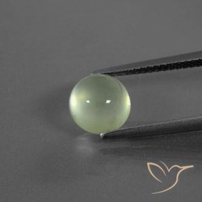 2.51ct Natürlicher hellgrün Prehnit, Runden, Transparent