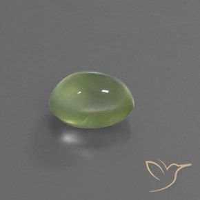 9,17 ctw natürlicher limettengrün Prehnit, Oval, Transparent