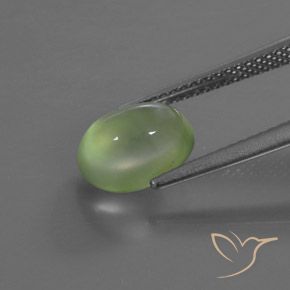 9,17 ctw natürlicher limettengrün Prehnit, Oval, Transparent