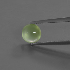 9,17 ctw natürlicher Grün Prehnit, Rund Schliff, Transparent
