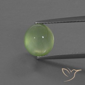 3.07ct Natürlicher limettengrün Prehnit, Oval, Transparent