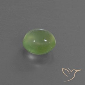 9,17 ctw natürlicher limettengrün Prehnit, Oval, Transparent