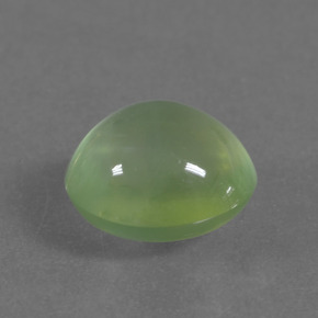 2,36 ctw natürlicher grüner Prehnit, Oval Schliff, Transparent