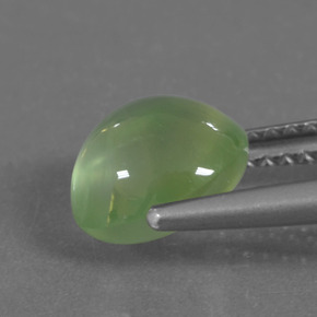 2,36 ctw natürlicher grüner Prehnit, Oval Schliff, Transparent