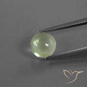 1.73ct Natürlicher hellgrün Prehnit, Runden, Transparent
