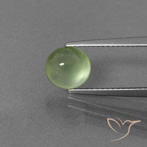 2.11ct Natürlicher gelb-grün Prehnit, Oval, Transparent