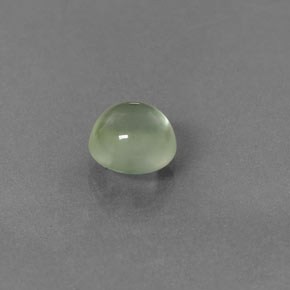 2,27 ctw natürlicher grüner Prehnit, Rundschliff, Transparent