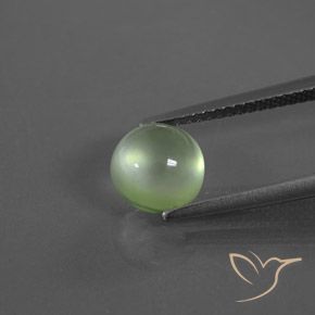 2.34ct Natürlicher Helles Birnengrün Prehnit, Runden, Transparent