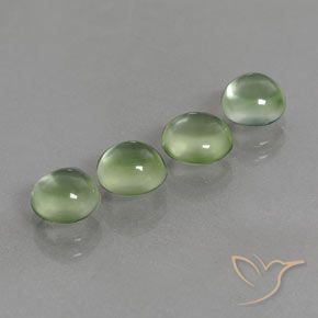 5.38 ct natürliche gelb-grün Prehnit-Edelsteine, Runden, Transparent