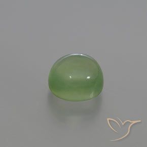 9,17 ctw natürlicher gelblich-grün Prehnit, Oval, Transparent
