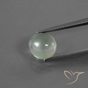 1.98ct Natürlicher Sehr helles Grün Prehnit, Runden, Transparent