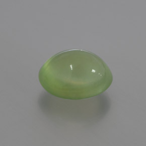 3,82 ctw natürlicher grüner Prehnit, Transparent, Transparent / Lichtdurchlässig