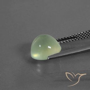 9,17 ctw natürlicher gelb-grün Prehnit, Runden, Transparent / Lichtdurchlässig