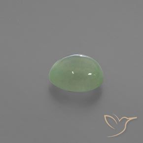 9,17 ctw natürlicher Sehr helles Grün Prehnit, Oval, Transparent / Lichtdurchlässig