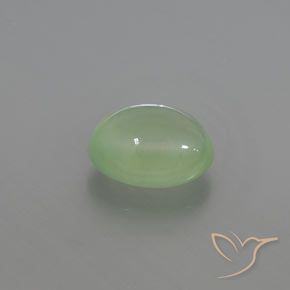 9,17 ctw natürlicher gelb-grün Prehnit, Oval, Transparent / Lichtdurchlässig