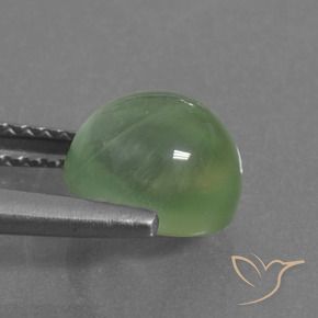 9,17 ctw natürlicher limettengrün Prehnit, Oval, Transparent