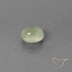 9,17 ctw natürlicher gelb-grün Prehnit, Oval, Transparent / Lichtdurchlässig