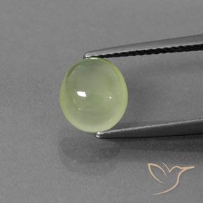2.23ct Natürlicher Blasses Birnengrün Prehnit, Oval, Transparent / Lichtdurchlässig