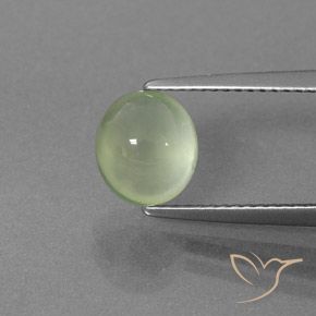 2.14ct Natürlicher Blasses Grün Prehnit, Oval, Transparent / Lichtdurchlässig