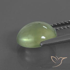 9,17 ctw natürlicher limettengrün Prehnit, Oval, Transparent