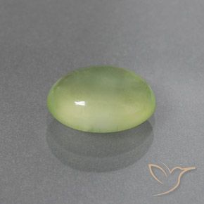 9,17 ctw natürlicher gelb-grün Prehnit, Oval, Transparent / Lichtdurchlässig