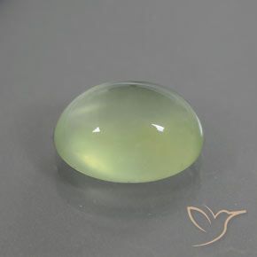 9,17 ctw natürlicher limettengrün Prehnit, Oval, Transparent