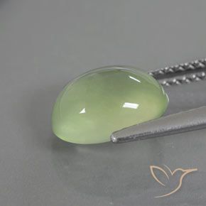 9,17 ctw natürlicher limettengrün Prehnit, Oval, Transparent
