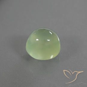 9,17 ctw natürlicher limettengrün Prehnit, Oval, Transparent / Lichtdurchlässig