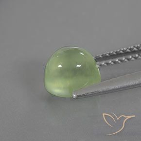 9,17 ctw natürlicher limettengrün Prehnit, Oval, Transparent / Lichtdurchlässig