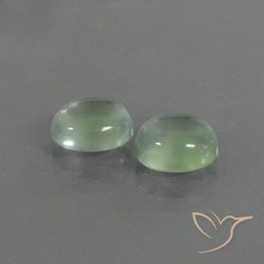 3.82 ct natürliche Warmes Grün Prehnit-Edelsteine, Oval, Transparent
