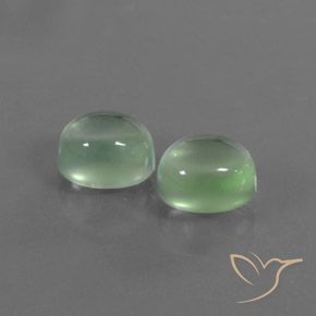 4.82 ct natürliche hellgrün Prehnit-Edelsteine, Oval, Transparent