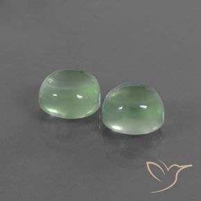 4.79 ct natürliche Warmes Grün Prehnit-Edelsteine, Oval, Transparent